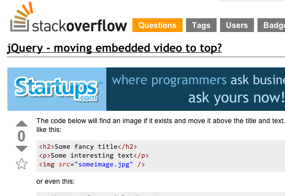 Overflow